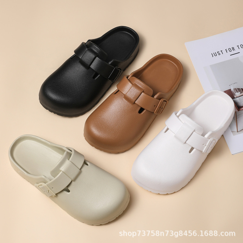 New Style Birkenstock Shoes for Summer, Thick-Soled Closed-Toe Shoes, High-Quality Eva Breathable Non-Smelly Camping Sandals