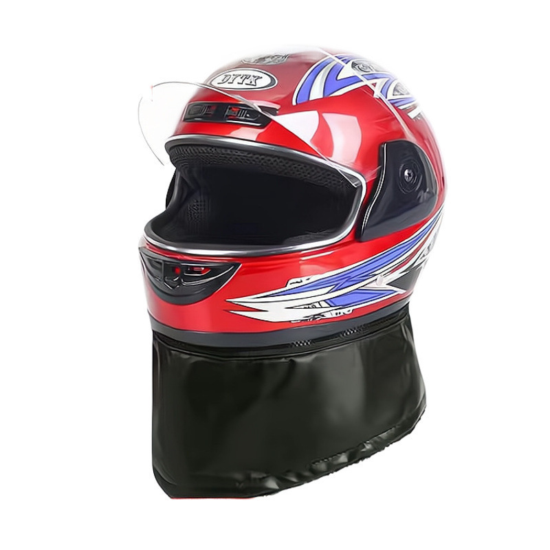 Casco de coche eléctrico masculino casco de coche de batería mujer otoño invierno casco completo calentamiento medio casco masculino todo el sentido