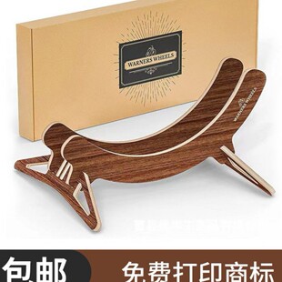 Solid Wood Bicycle Storage Rack Multi-Functional Vertical Two-Wheeler Storage Rack Docking Bicycle Display Rack Base