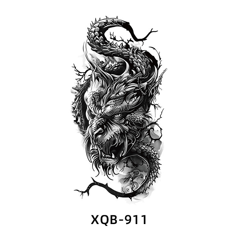 25 New Models of Small Full-Arm Tattoo Stickers, Waterproof Wolf Animal Flower Arm Tattoos for Men and Women, Realistic Half-Arm Temporary Tattoo Stickers 25 New Models of Small Full-Arm Tattoo Stickers, Waterproof Wolf Animal Flower Arm Tattoos for Men and Women, Realistic Half-Arm Temporary Tattoo Stickers