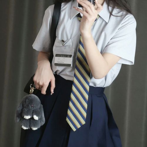 H brand Lìzhìshè High School same style bow tie JK uniform striped tie school supply item