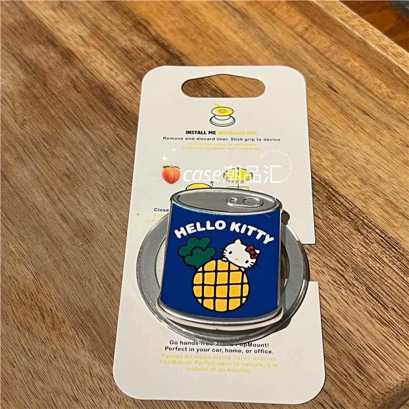 【ハローキティ共同ブランド バブルソーダ ユニバーサルマグネットホルダー】スナックパラダイス KT缶 バンプエアバッグ|undefined