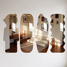 软镜子穿衣镜贴墙自粘亚克力软镜子衣柜全身镜宿舍化妆网红试衣镜