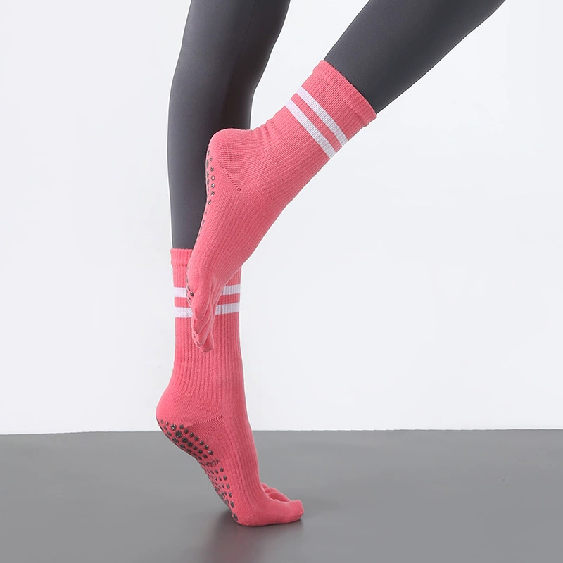 Непр-slip demi-season high boots for yoga for training, for running