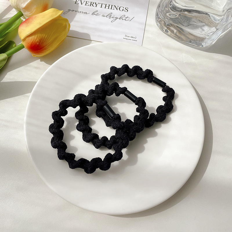 Cabeza de la cuerda 2025 nuevo anillo de cabello de alta calidad mujer correa de cabello de alta elasticidad cuerda de cabello duradera para mujeres cubierta de cuero tocado