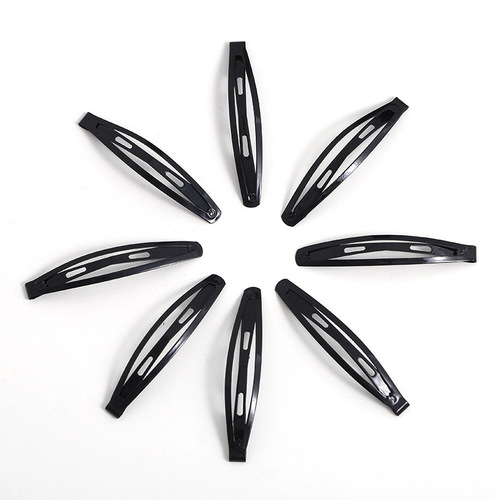 Black special clip for broken hair, hair clip for women, simple one-word clip, side bangs, BB clip, top clip, forehead hair clip