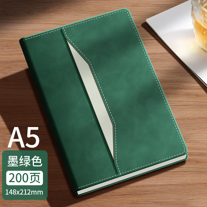 A5 cuaderno de negocios personalizado logotipo de alto valor facial cuaderno de oficina notas de reuniones diarios papelería al por mayor