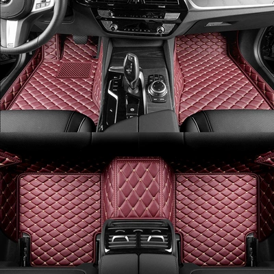 new and old models, silk loop – Ayaqaltılar (Kovriklər) - burgundy-single-layer-foot-mat