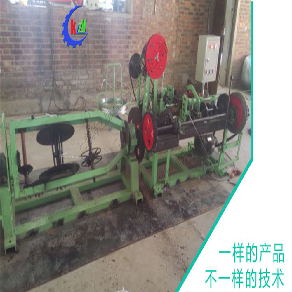 正反拧绳刺网机 农场防护用铁丝网生产 铁丝刺绳机备双股刺绳网机