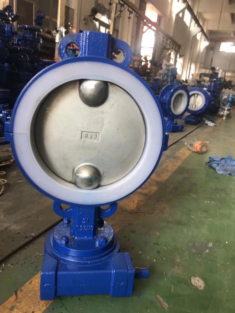 D371F-16C 铸钢涡轮对夹式软密封蝶阀 软密封蝶阀中线蝶阀中线