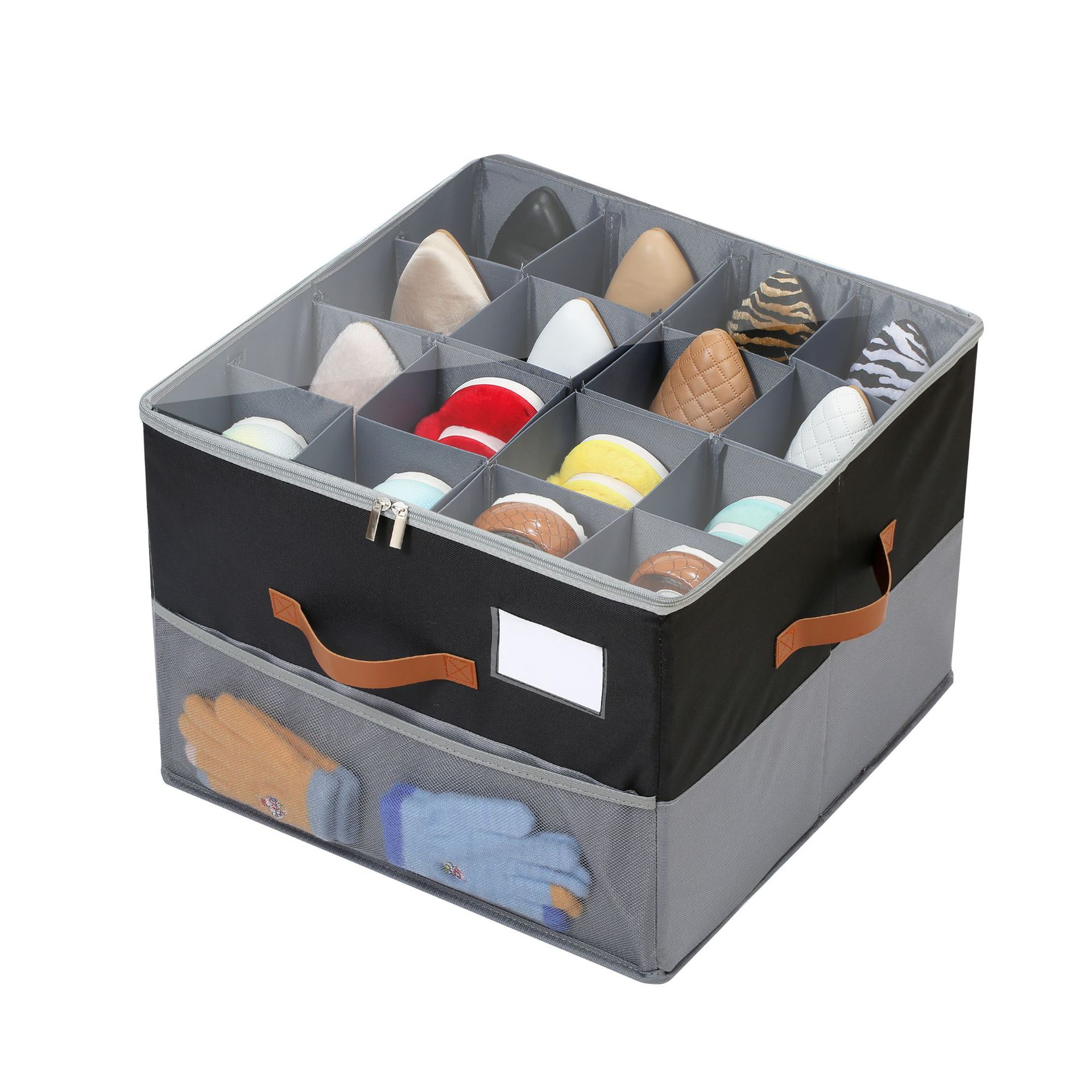 Caja de zapatos de almacenamiento de zapatos Artefacte de almacenamiento de zapatos Caja de almacenamiento de tela 16 Instalación gratuita Amazon de alta calidad