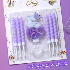 网红数字套装蜡烛蛋糕装饰生日派对蜡烛跨境电商亚马逊shein热卖