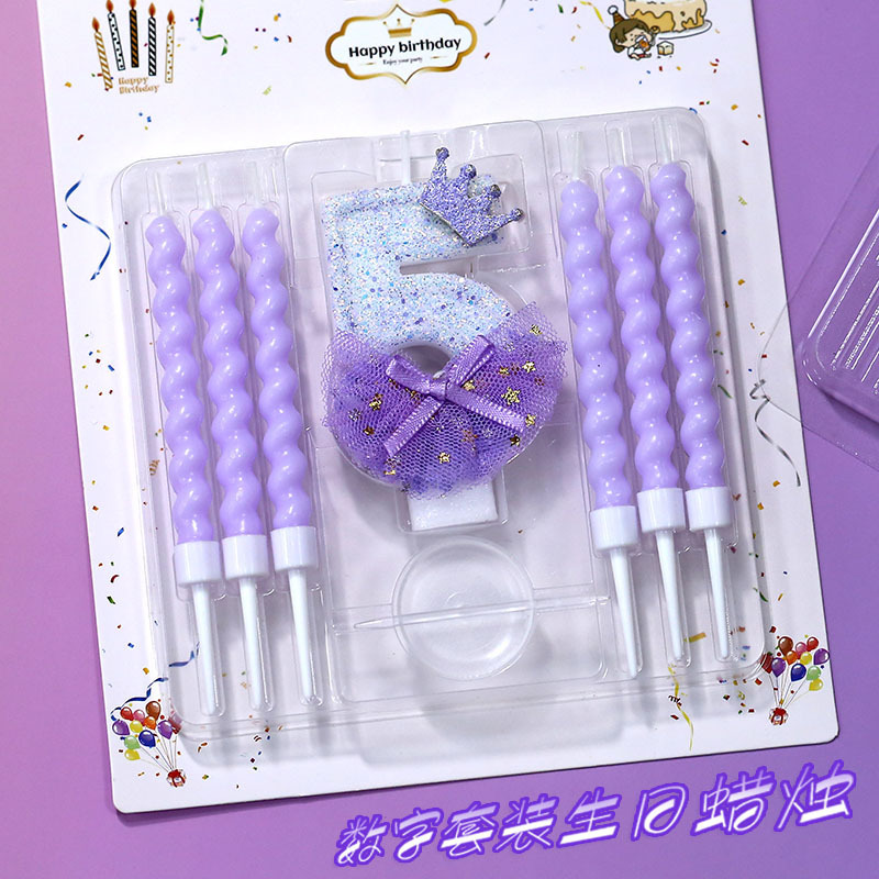 网红数字套装蜡烛蛋糕装饰生日派对蜡烛跨境电商亚马逊shein热卖|undefined