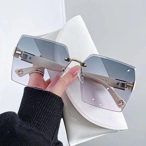 Fashionable sunglasses for women, high-end new style sunglasses for women, sun protection and UV protection, big face slimming sunglasses for men