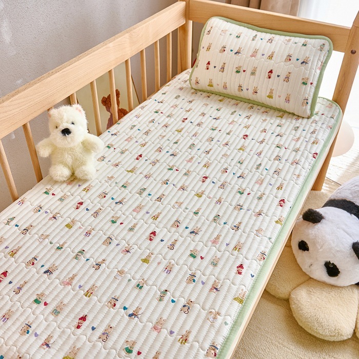 綿幼児、学生寮寝具、ベッドカバー、キルティングシーツ、スリーピングマット、薄型マットレス、母子グレード|undefined