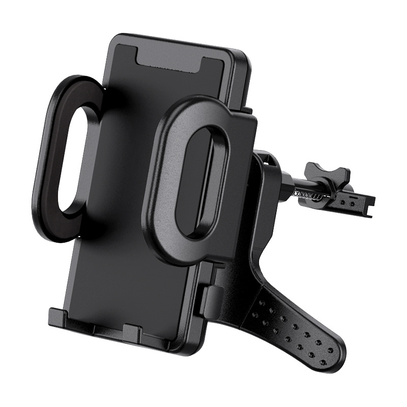 Car Mobile Phone Holder Suction Cup Car Navigation Device Holder Air Outlet360 Degree Adjustment Multifunctional Mobile Phone Clip