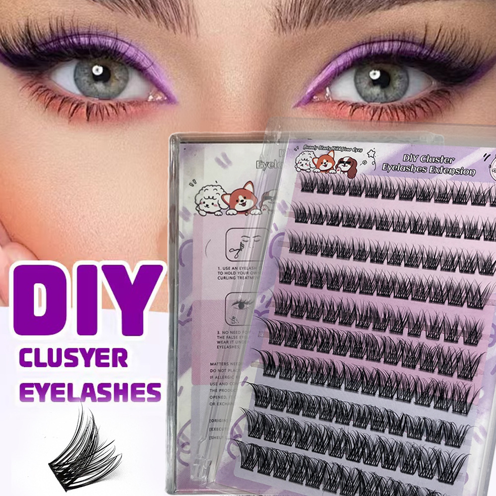 Comercio exterior caliente diez filas gruesas FD16 libro de pestañas mezcla de un solo grupo de estilo europeo y americano simulación de pestañas falsas auto-injertadas perezosas