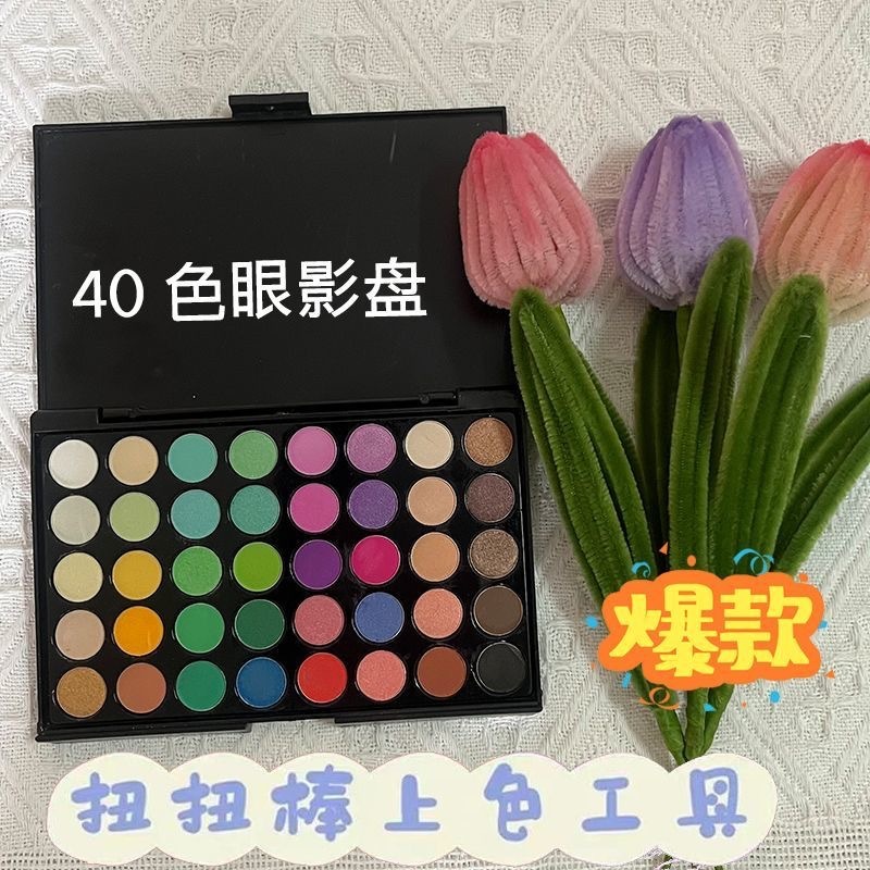 トナーねじり棒専用の40色の多色の色絵のつや消しの真珠の皿は初めてCOSの化粧の皿の人形を学んでぼかしません。|undefined