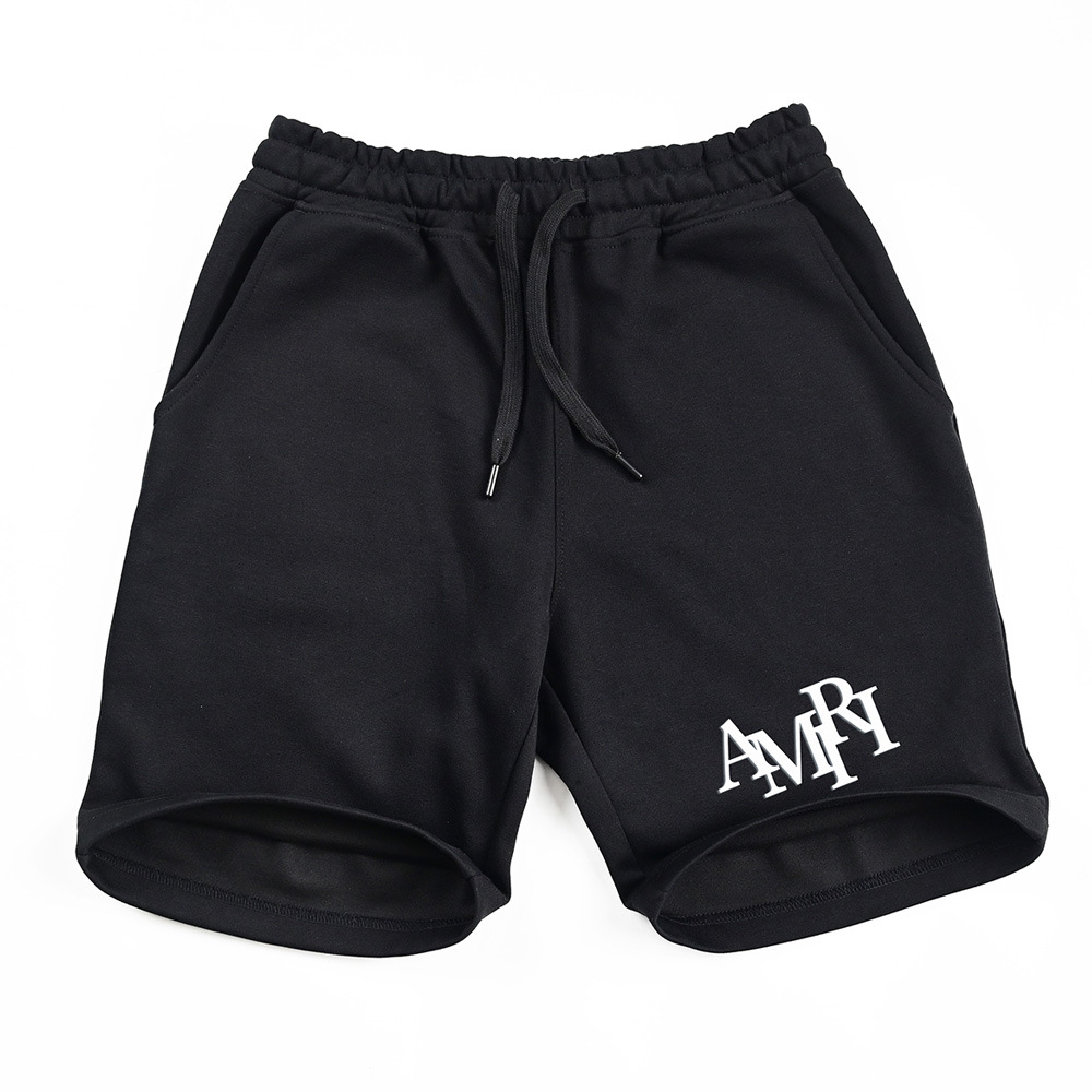 Spring and Summer All-match Pants Running Basketball Pants European and American Fashion Brand AMIRI Retro Black American Casual Shorts Men