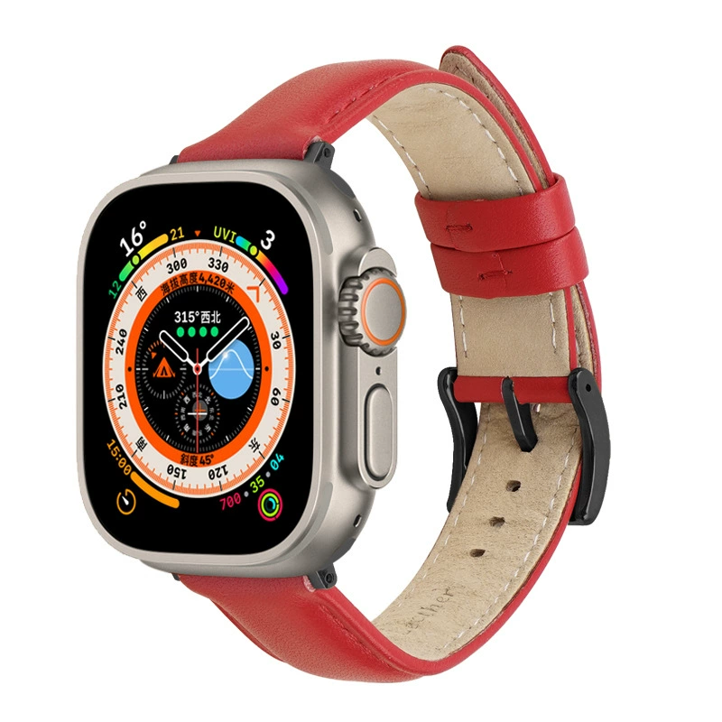 Apple, двусторонний сменный ремешок для часов, 49 мм, натуральная кожа