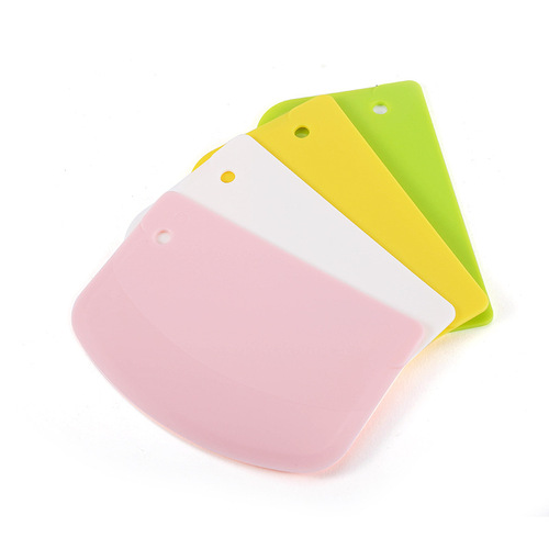 Baking tools plastic scraper plastic section slice scraper intestine powder scraper baking tools cake making tools