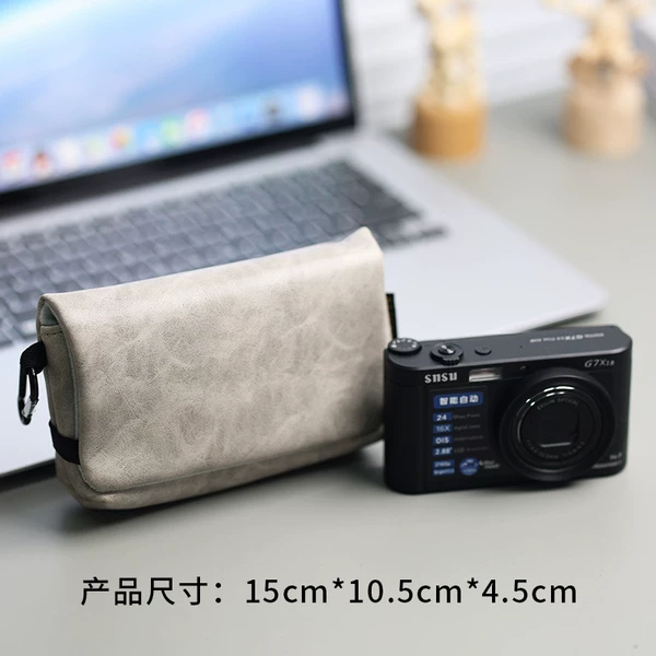 Space Gray Camera Bag [New Magnetic-free Leather]