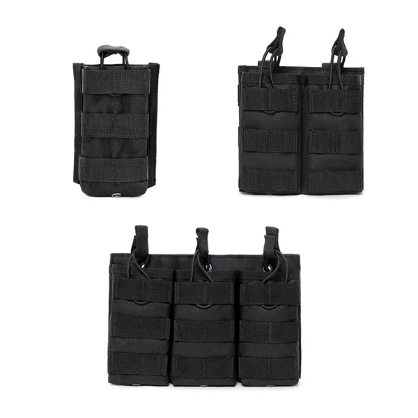 CS Field M4 Magazine Pouch Single, Double, Triple Pouches Quick-Draw Set Military Tactical 5.56 Magazine Accessory Waist Bag