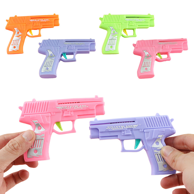 Avión de catapulta, pistola de juguete, lanzador de pistolas, aviones, deportes al aire libre, ocio, bambú, libélula, plato volador, lote de plato