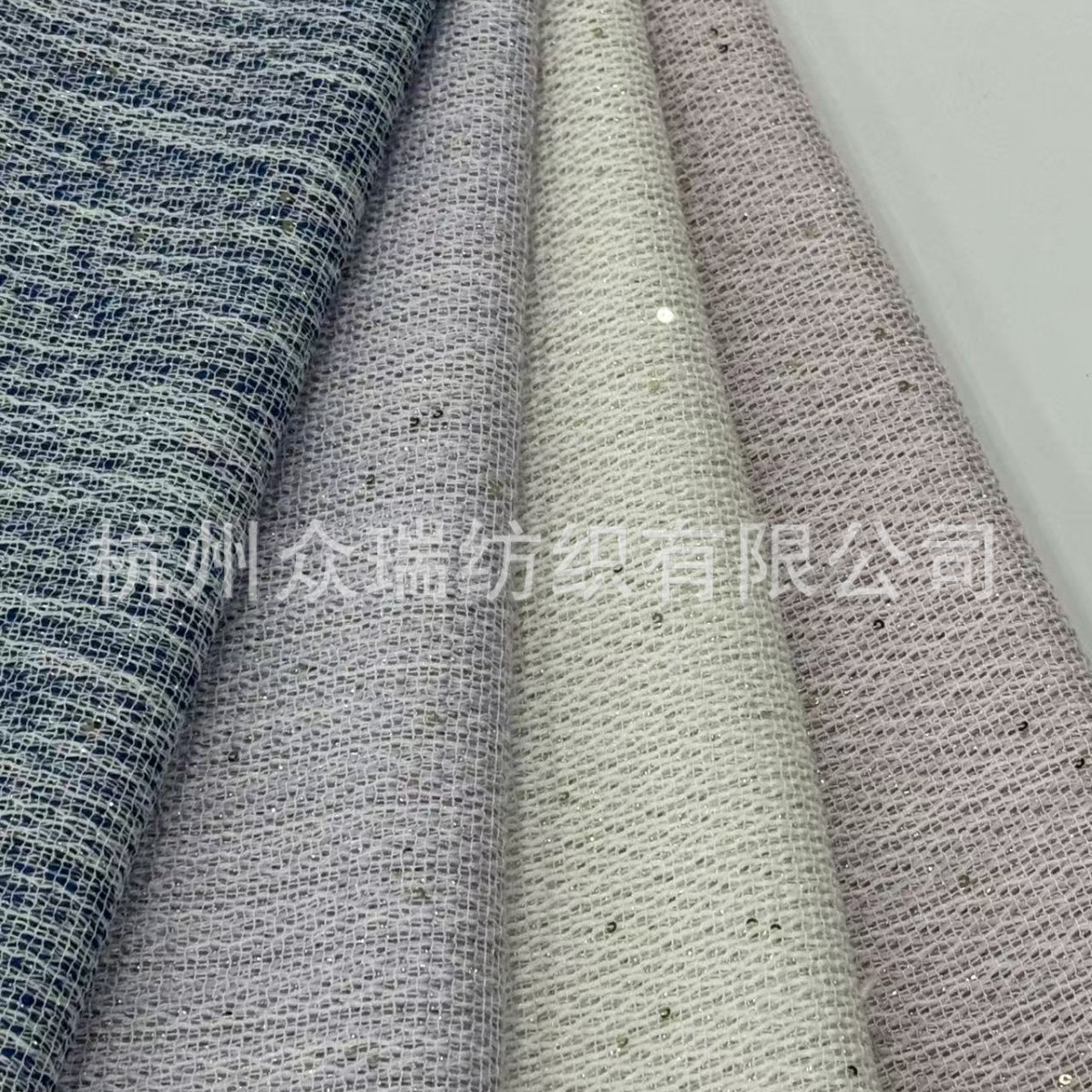 26年春季新款薄款珠片小香风春秋季女装外套连衣裙箱包抱枕面料