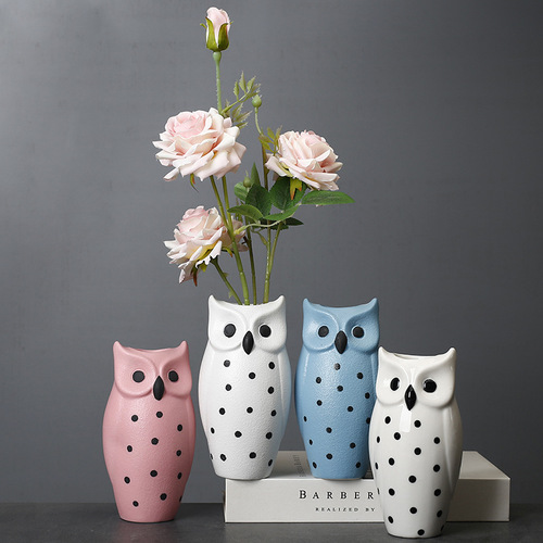 Nordic light luxury starry dried flowers with vase creative living room flower arrangement white porcelain flower vessel dining table ceramic vase ornaments