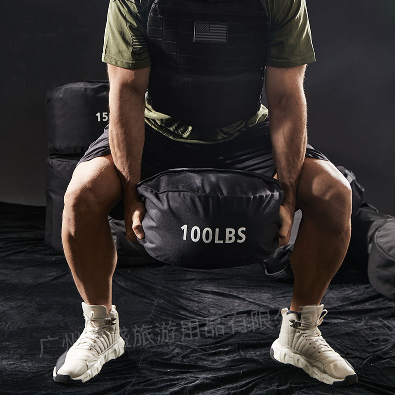 Huasheng entrenamiento físico soporte de peso fitness bolsa de arena levantamiento de pesas y aumento muscular fuerza deportiva bolsa de arena fuente de fábrica personalización al por mayor