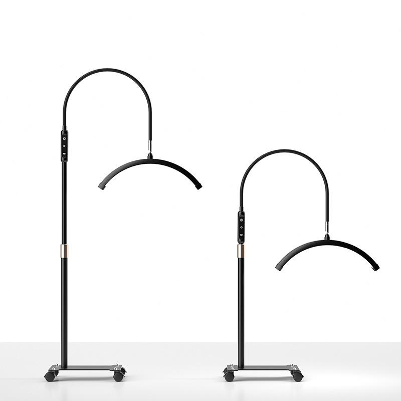 Lámpara media luna para estética, maquillaje y cejas