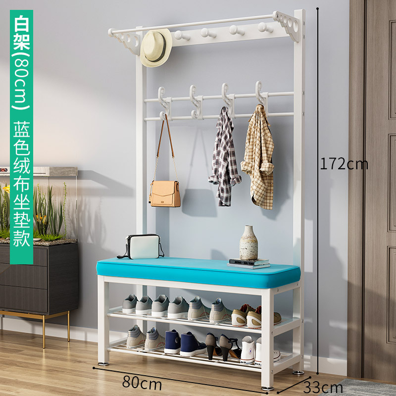 [강화수출모델] 80CM 화이트 프레임-벨벳블루시트