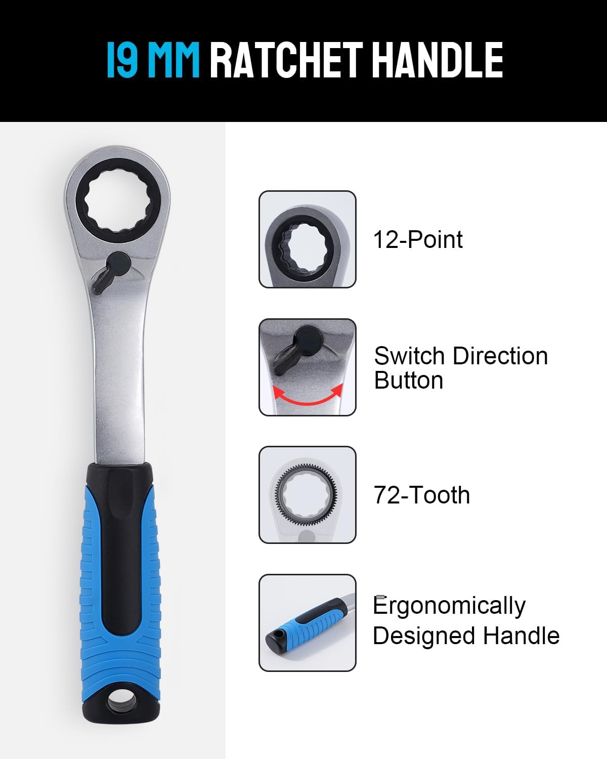 29-Piece Set of Through-Hole Ratchet Sockets, Toothed Through-Hole Sockets, 12-Point Perforated Sockets, Disassembly Tools, Multi-Functional Sockets