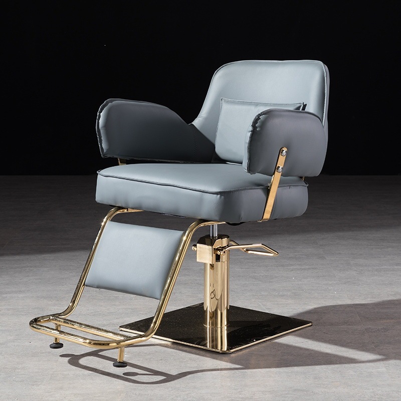 Fábrica directa silla de peluquería silla de peluquería salón de peluquería elevación silla de corte de pelo silla de peluquería silla popularidad en línea image 10