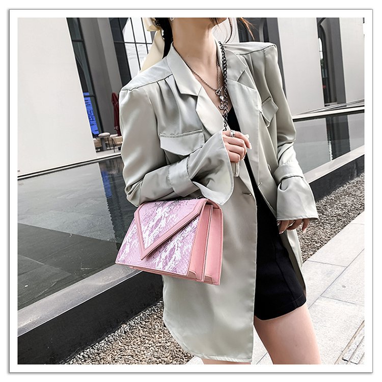 Snake Pattern Shoulder Bag For Women Vintage European Style_voghion.com