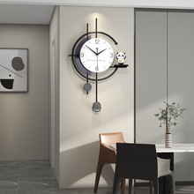 时尚简约客厅钟表高级感现代家用背景墙装饰挂钟个性创意时钟挂画