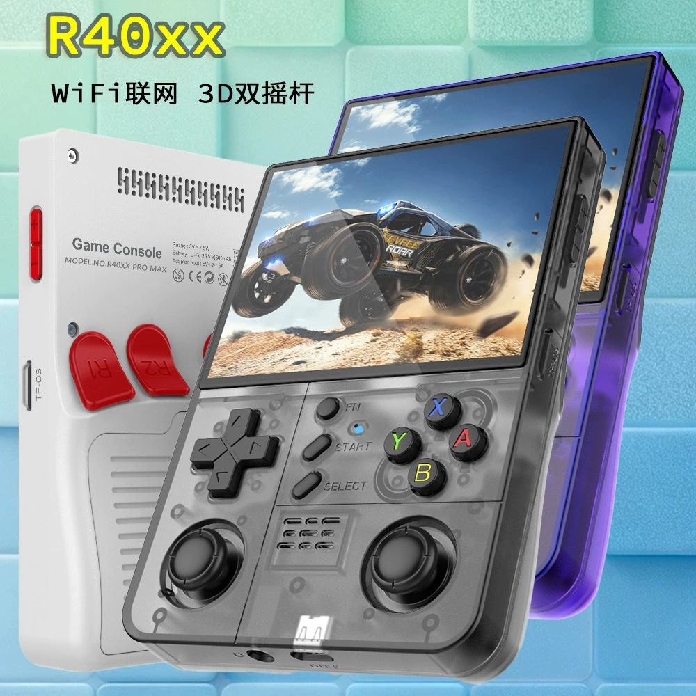 Cross-Border R40Xx Pro Max Handheld Game Console 4.2inch Screen Open Source Game Handheld Portable Retro Arcade