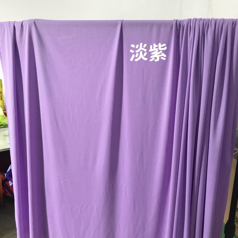 婚庆牛奶丝布幔婚礼堂韩式弹力波浪吊顶布酒店舞台背景装饰粉红色|undefined