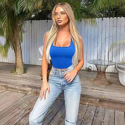 Amazon Cross-Border Women's Fashion Solid Color Sexy Running Fitness Yoga Comfortable Backless Bra