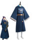 Pharmacy Girl's Whisper Cosplay Costume Nishi Dark Blue Official Suit Cosplay Anime Stage Performance Costume