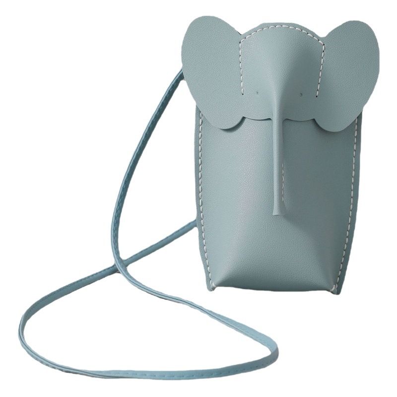 Baby Elephant Mobile Phone Bag diy Handmade Bag Homemade Gift Cartoon Shoulder Crossbody Bag Material Bag Mini Crossbody Bag