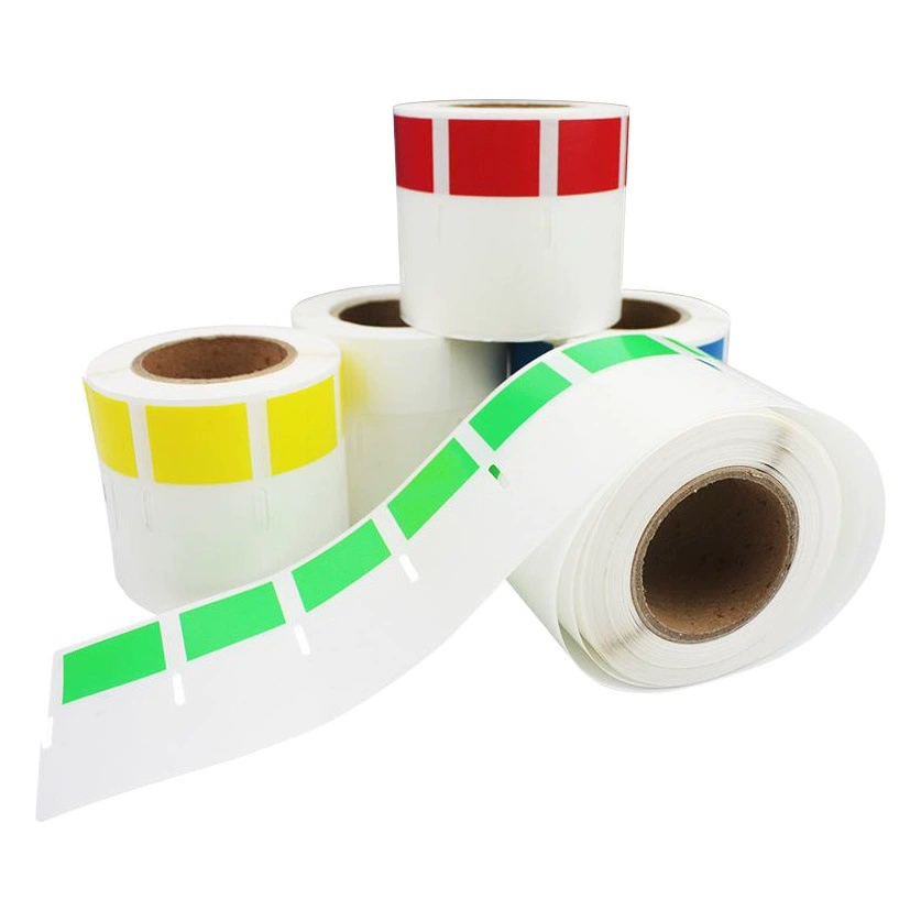 Новый рулон-образный цвет водонепроницаемый кабель этикетки обернутый пленкой волоконно-оптический кабель этикетки бумаги машинной комнаты сетевой кабель этикетки