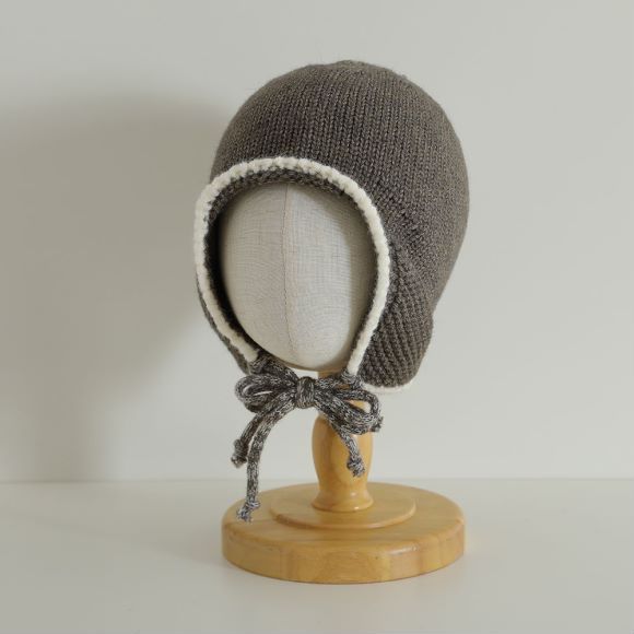 Sombreros para niños coreanos ins otoño e invierno sombreros de lana de punto simples para hombres y mujeres, gorros de protección para los oídos cálidos de estilo occidental para bebés