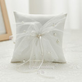 Изысканное бежевое обручальное кольцо ручной работы с бантиком, кружевное платье