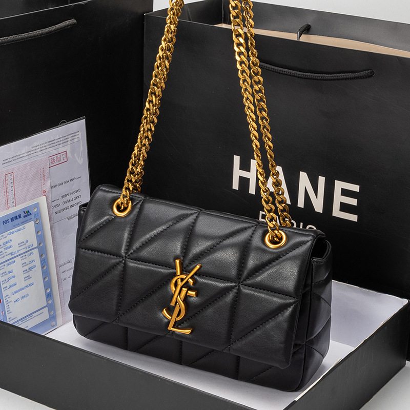 DIY Trendy High-End Quilted Chain Bag, Shoulder Crossbody Bag, Fashionable -Style Women's Bag