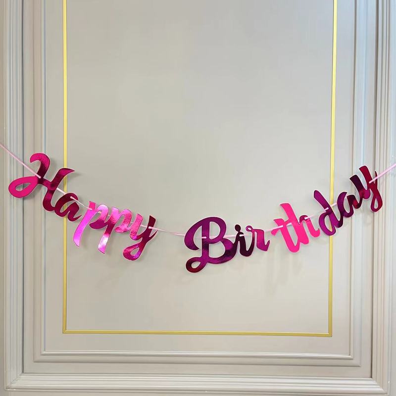 Ins赤ちゃん歳誕生日パーティー装飾旗happy birthday連体アルファベット誕生日花|undefined