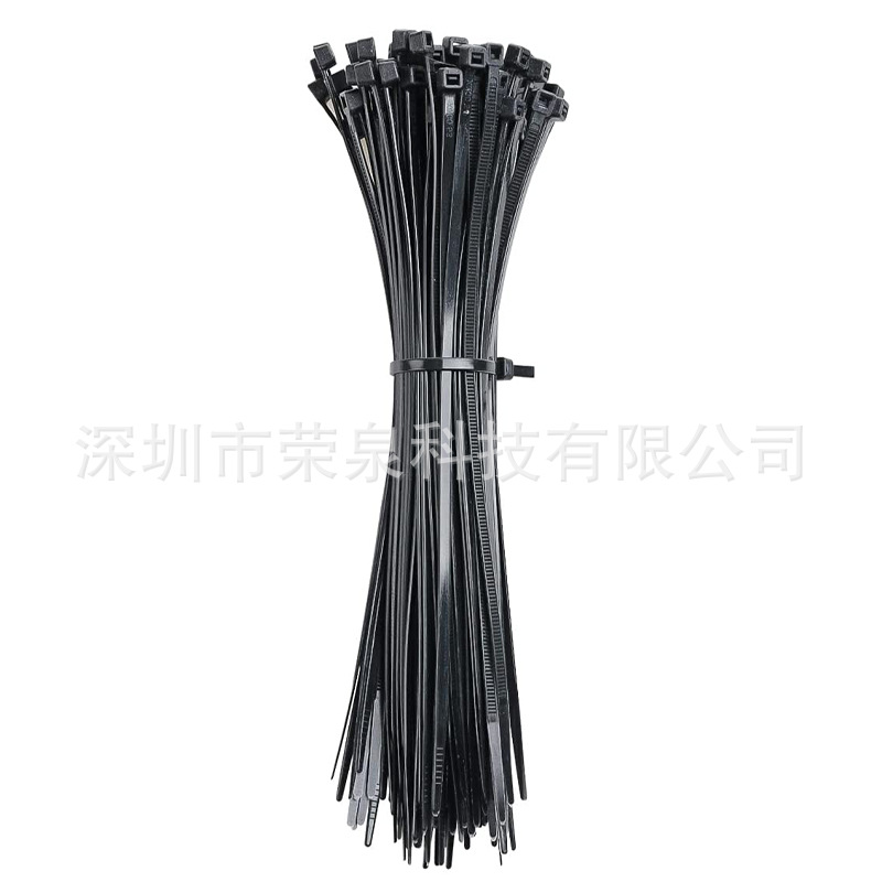 ● 검정색 TPE 케이블 타이 200*2.6mm: 100PCS ●