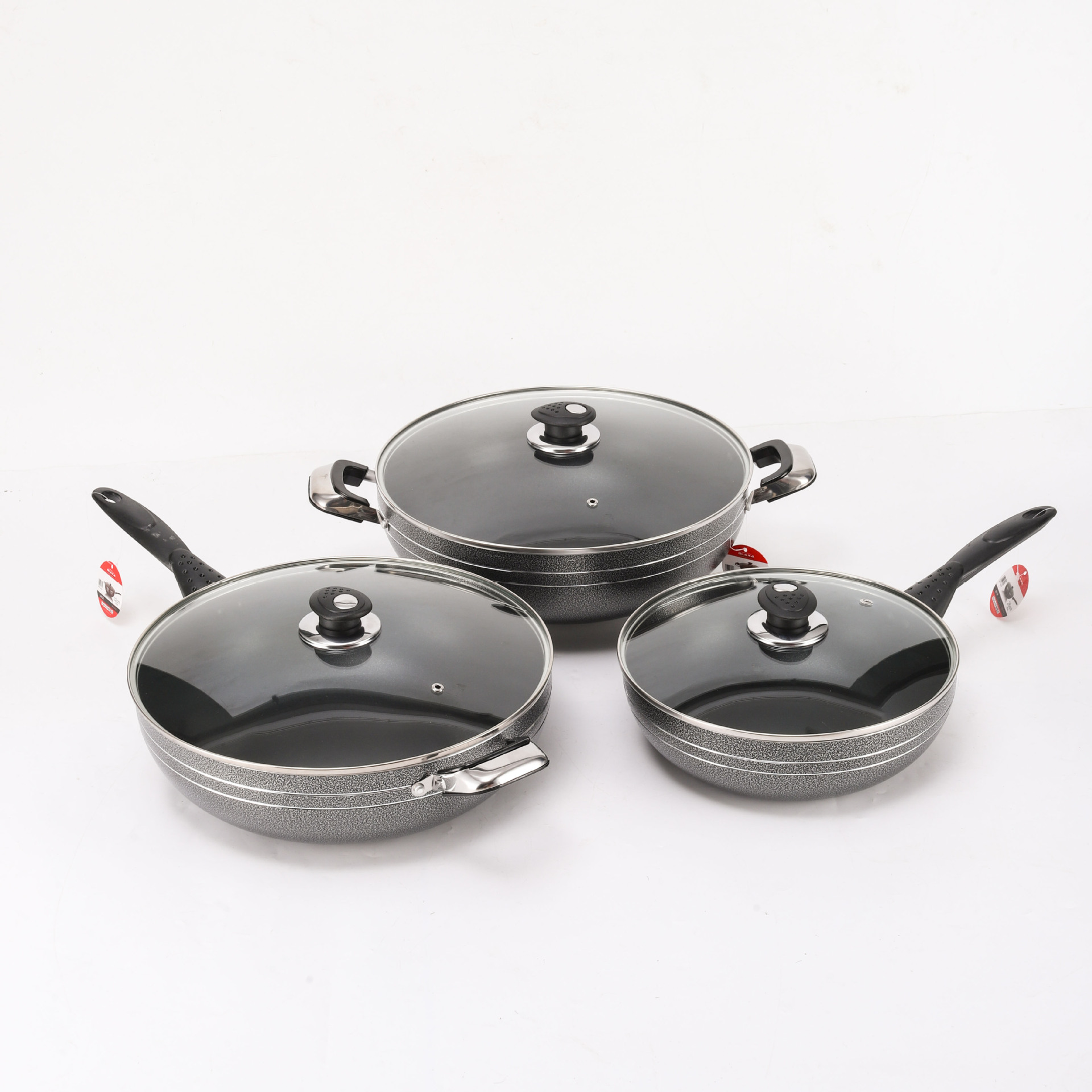 Maifan piedra sartén antiadherente menos lampblack inducción cocina gas aplicable wok hierro olla pan regalo fábrica al por mayor