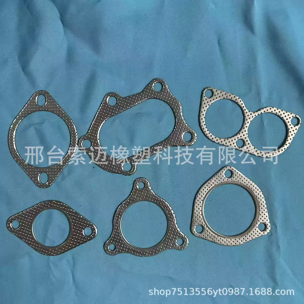 厂家现货石棉排气接口垫片排气歧管垫片三元催化消声器密封垫片